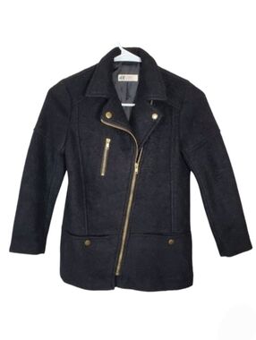 H&M Kids Moto Style Wool Blend Jacket Size 8/9Y